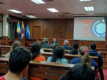 URBE realizó conferencia sobre tributación y sostenibilidad