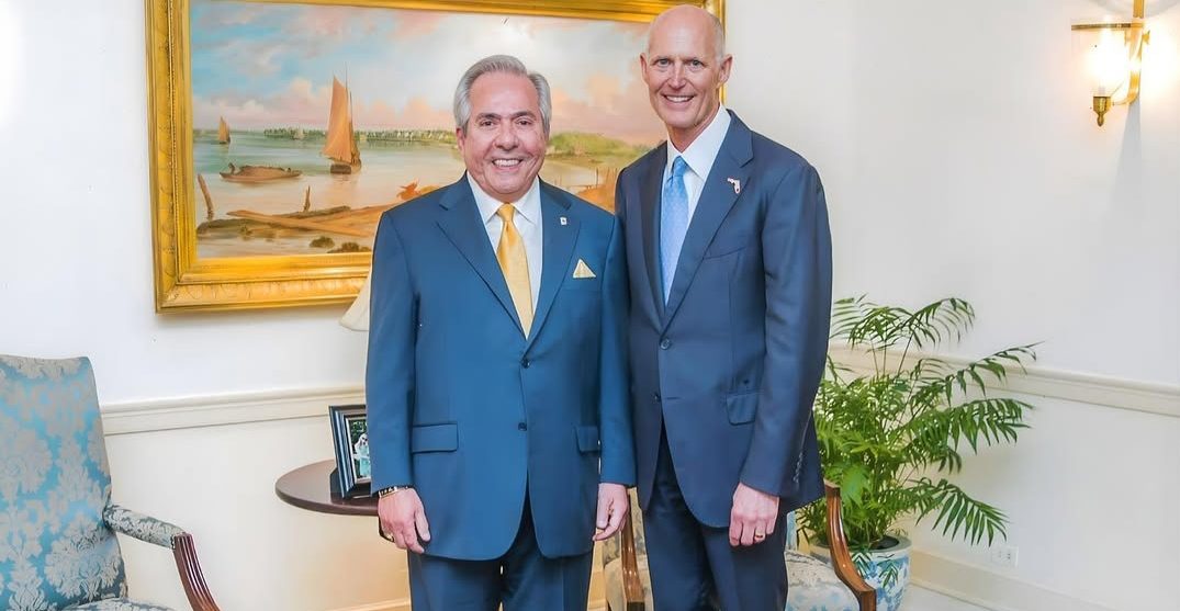 Senador de los Estados Unidos, Rick Scott, expresa condolencias ante la partida del Dr. Oscar Belloso Medina